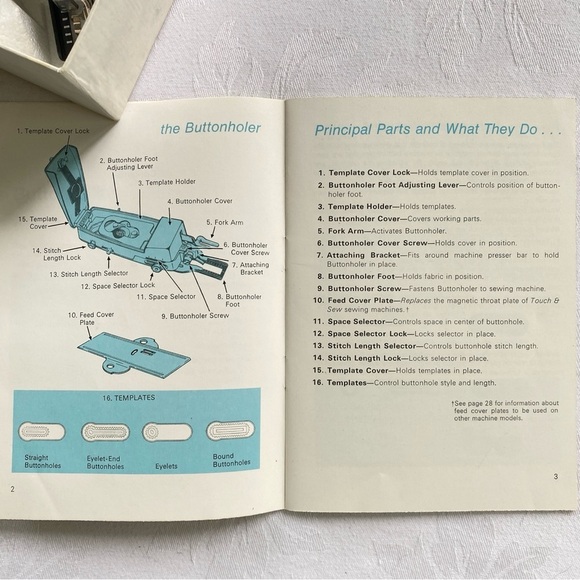 1973 Singer Professional Buttonholer Complete - Picture 5 of 7
